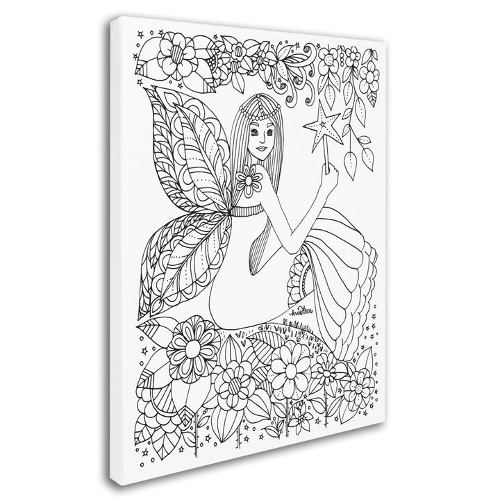 KCDoodleArt Fairy 5 14 x 19 Canvas Art Image 3