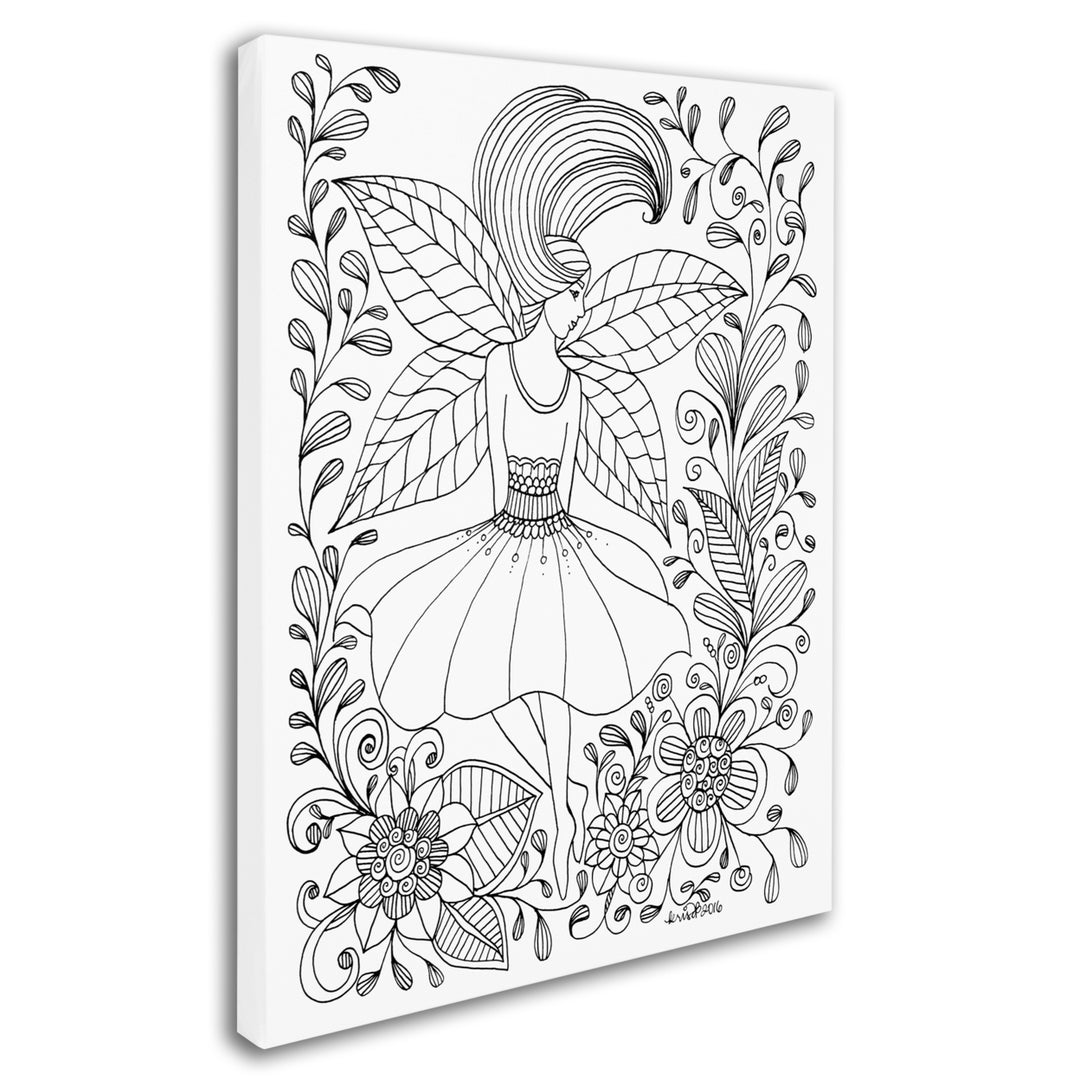 KCDoodleArt Fairy 10 14 x 19 Canvas Art Image 3