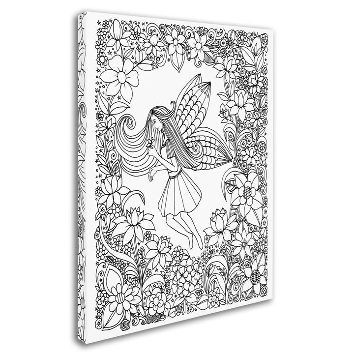 KCDoodleArt Fairy 13 14 x 19 Canvas Art Image 3