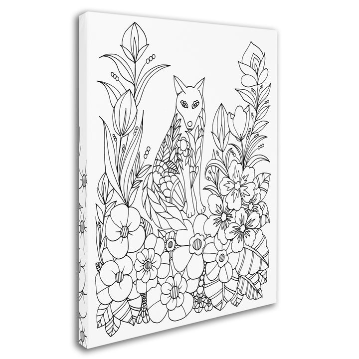 KCDoodleArt Fairies and Woodland Creatures 21 14 x 19 Canvas Art Image 3