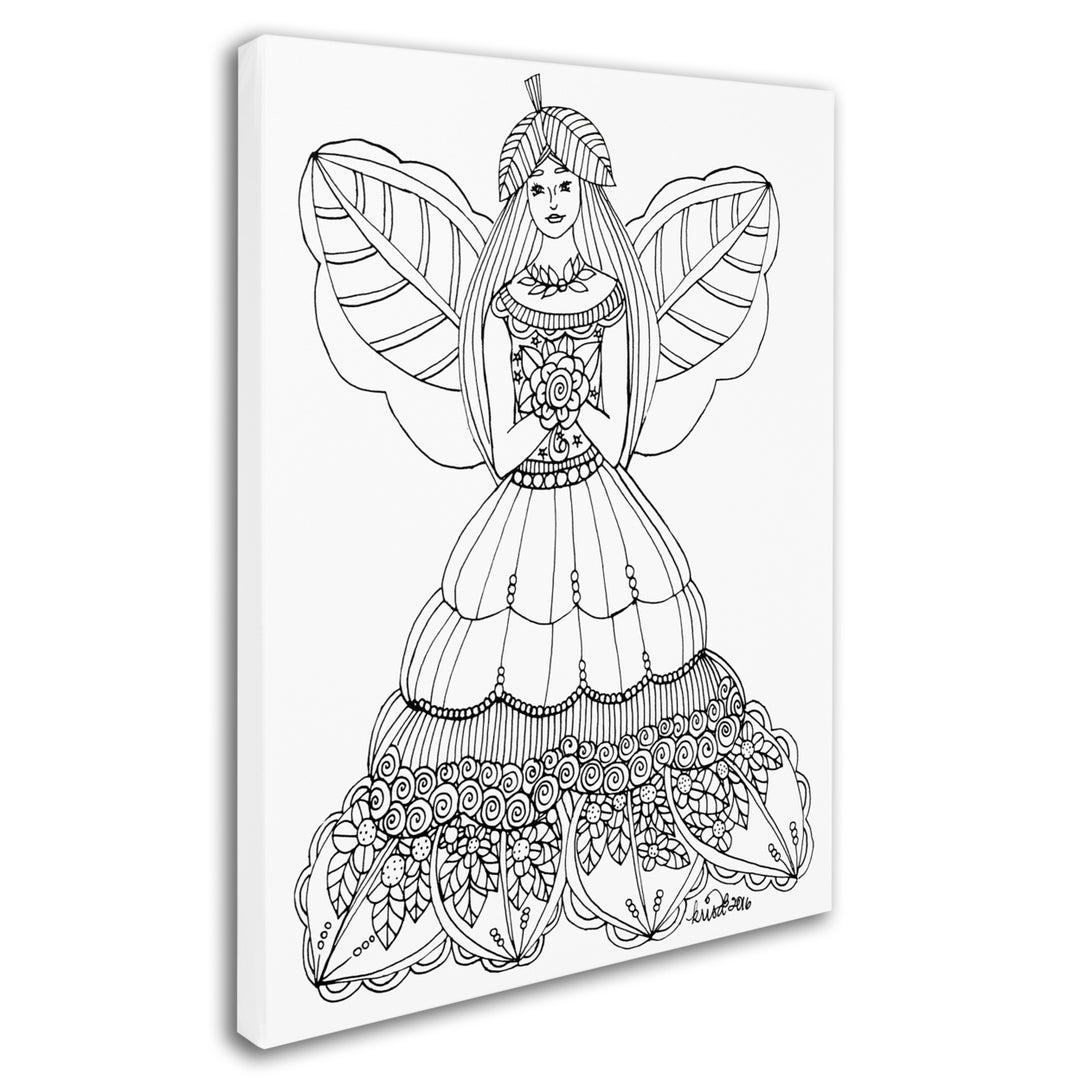 KCDoodleArt Fairies and Woodland Creatures 23 14 x 19 Canvas Art Image 3