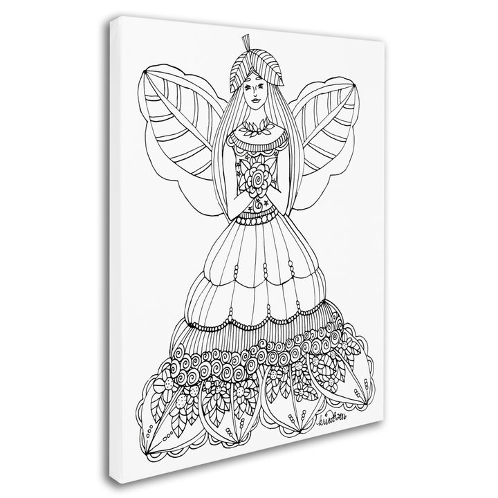 KCDoodleArt Fairies and Woodland Creatures 23 14 x 19 Canvas Art Image 3