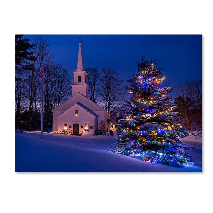 Michael Blanchette Photography England Xmas 14 x 19 Canvas Art Image 1