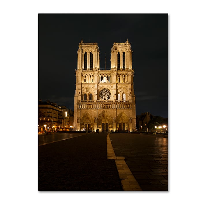 Michael Blanchette Photography Notre-Dame de Paris 14 x 19 Canvas Art Image 1