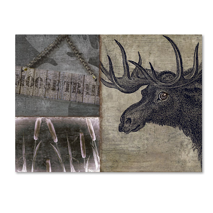 Color Bakery Moose 14 x 19 Canvas Art Image 1