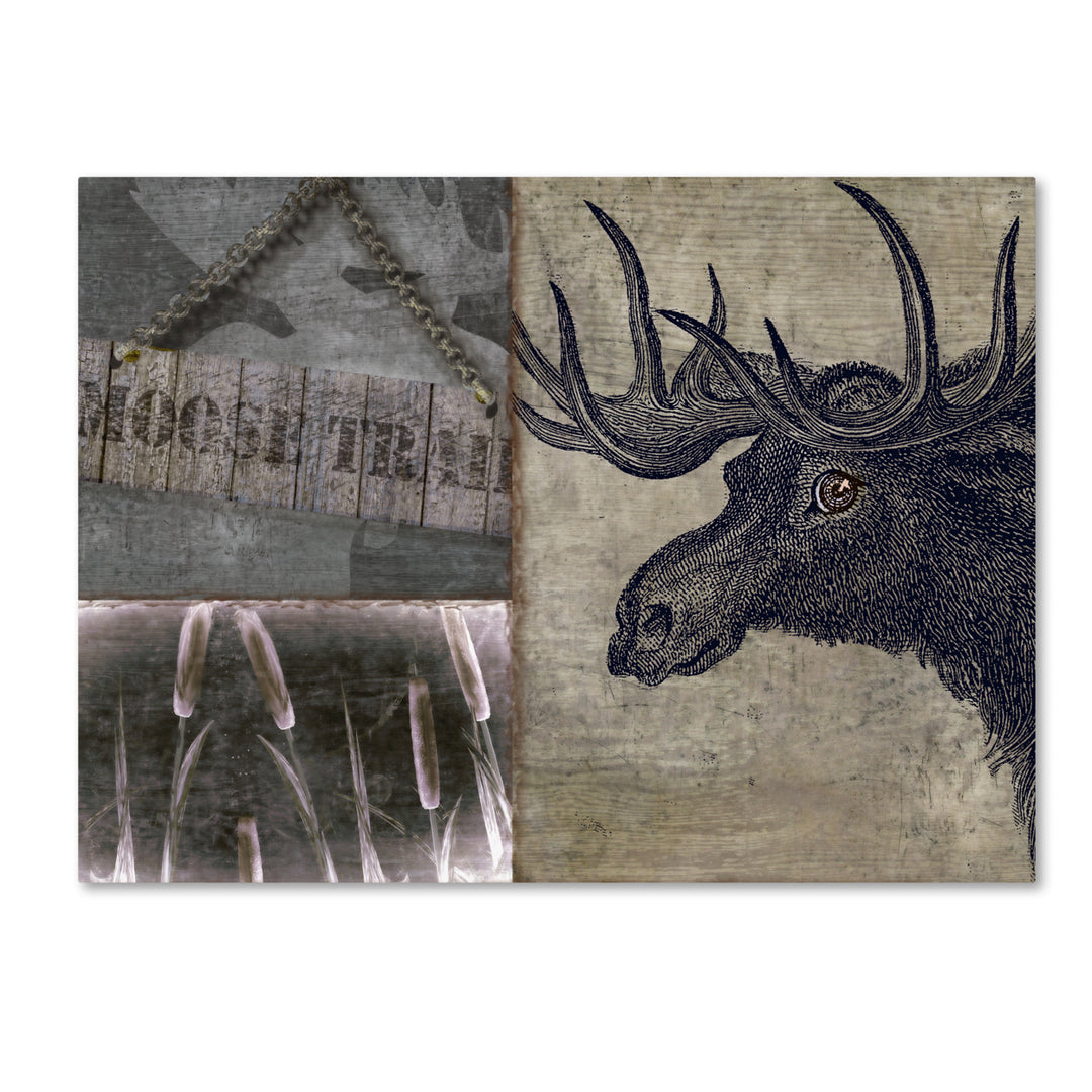 Color Bakery Moose 14 x 19 Canvas Art Image 2