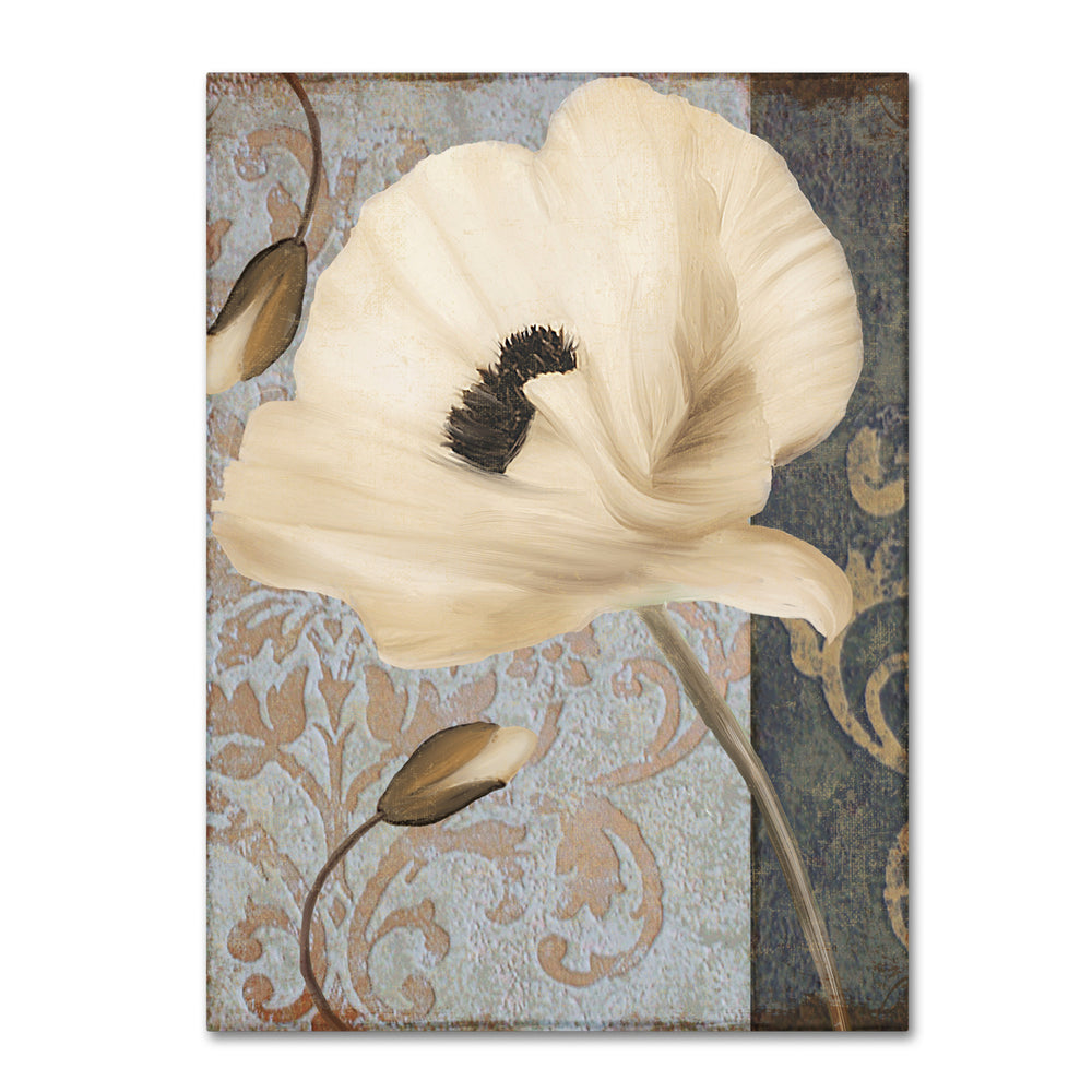 Color Bakery Poppy Brocade II 14 x 19 Canvas Art Image 2