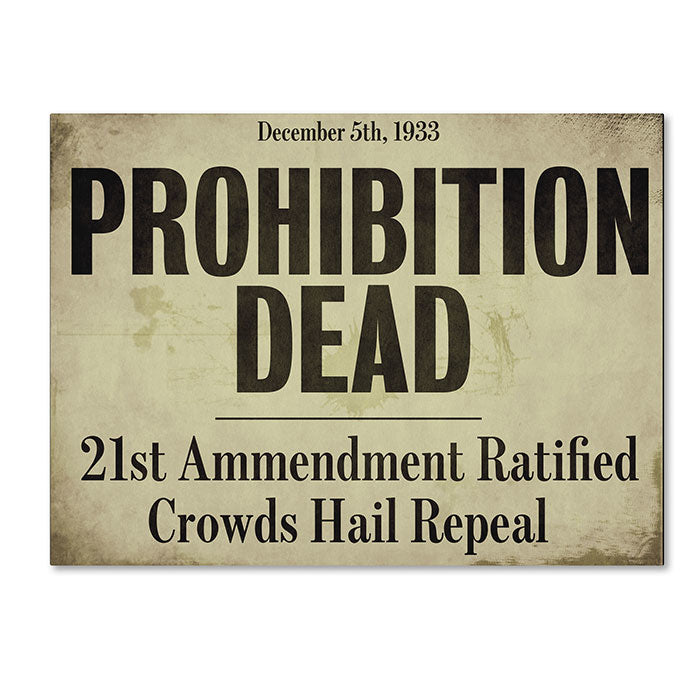 Color Bakery Prohibition 14 x 19 Canvas Art Image 1