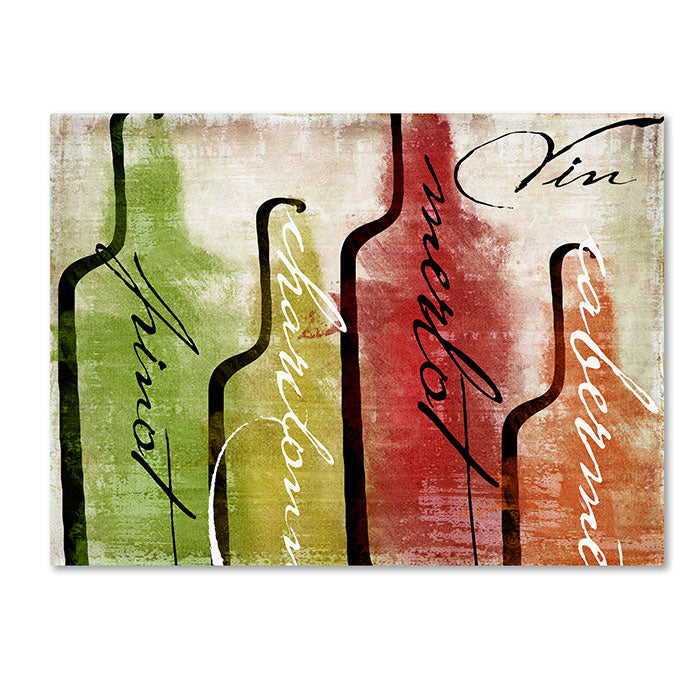 Color Bakery Wine Tasting I 14 x 19 Canvas Art Image 1