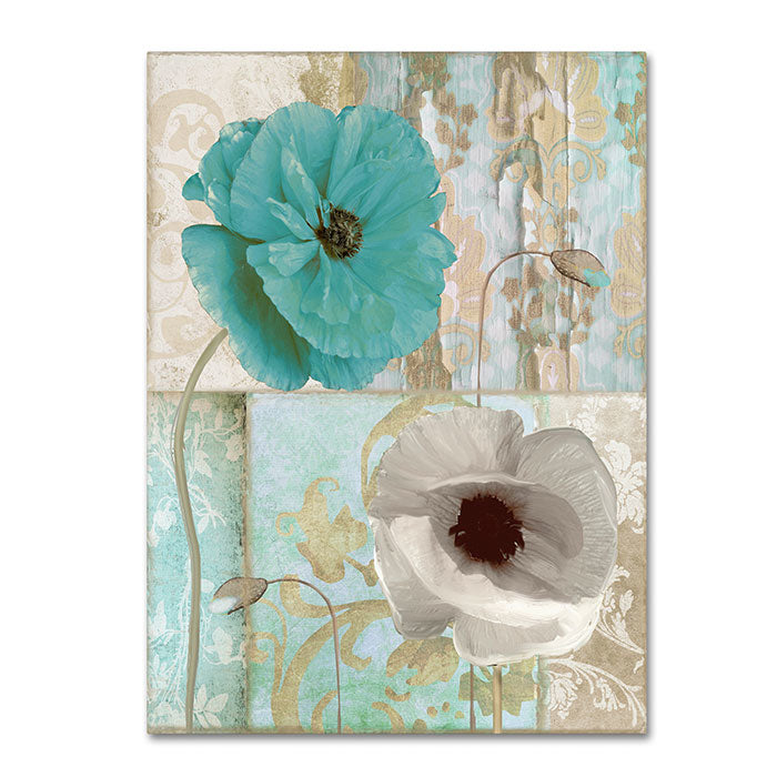 Color Bakery Beach Poppies II 14 x 19 Canvas Art Image 1