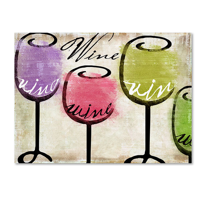 Color Bakery Wine Tasting III 14 x 19 Canvas Art Image 1