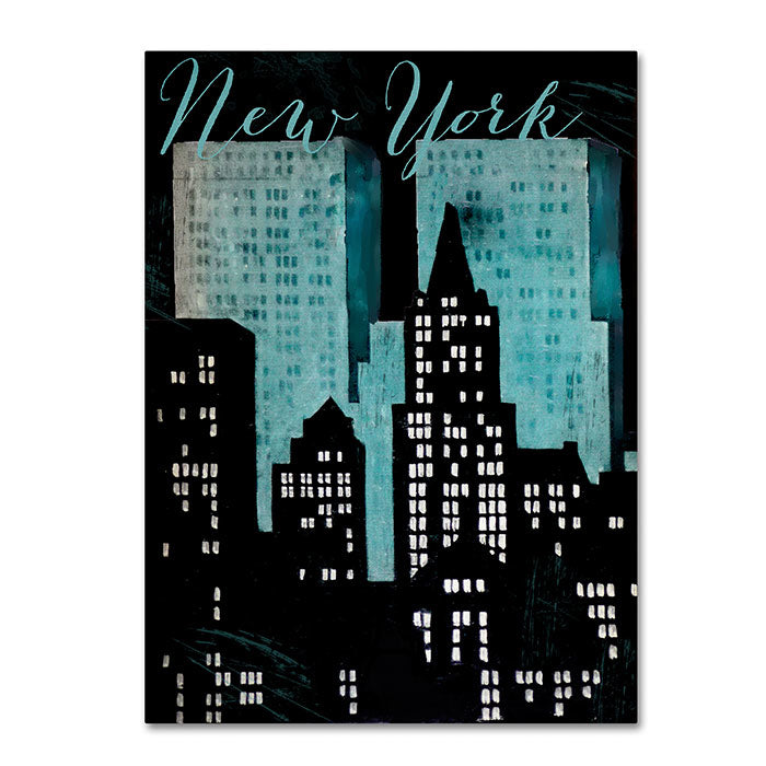 Color Bakery Retro Cities I 14 x 19 Canvas Art Image 1