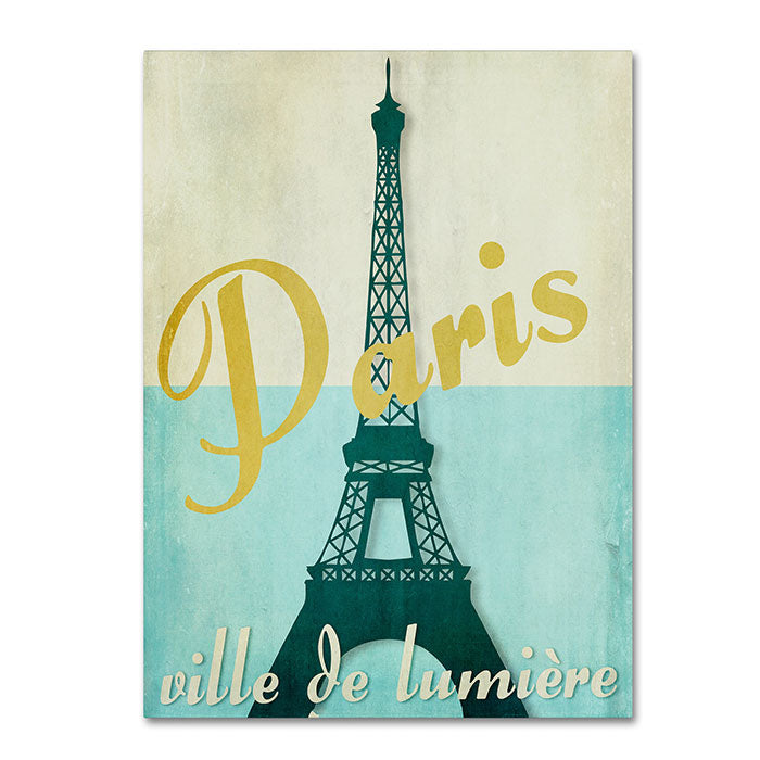 Color Bakery Paris City of Light 14 x 19 Canvas Art Image 1