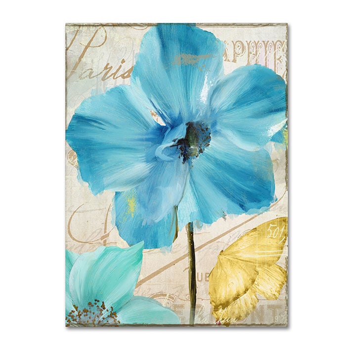 Color Bakery Blue Mountain Poppy 14 x 19 Canvas Art Image 1