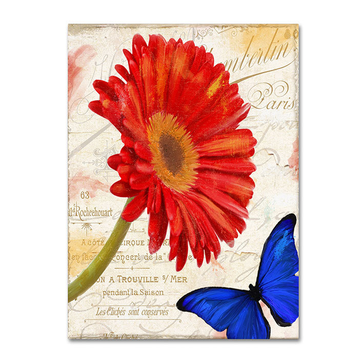 Color Bakery Gerbera Daisy 14 x 19 Canvas Art Image 1