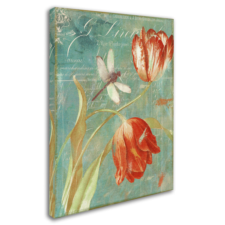 Color Bakery Mandarin Tulips 14 x 19 Canvas Art Image 3