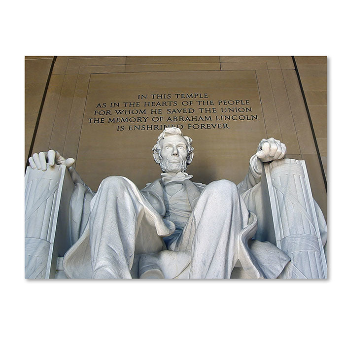 CATeyes Lincoln Memorial 14 x 19 Canvas Art Image 1