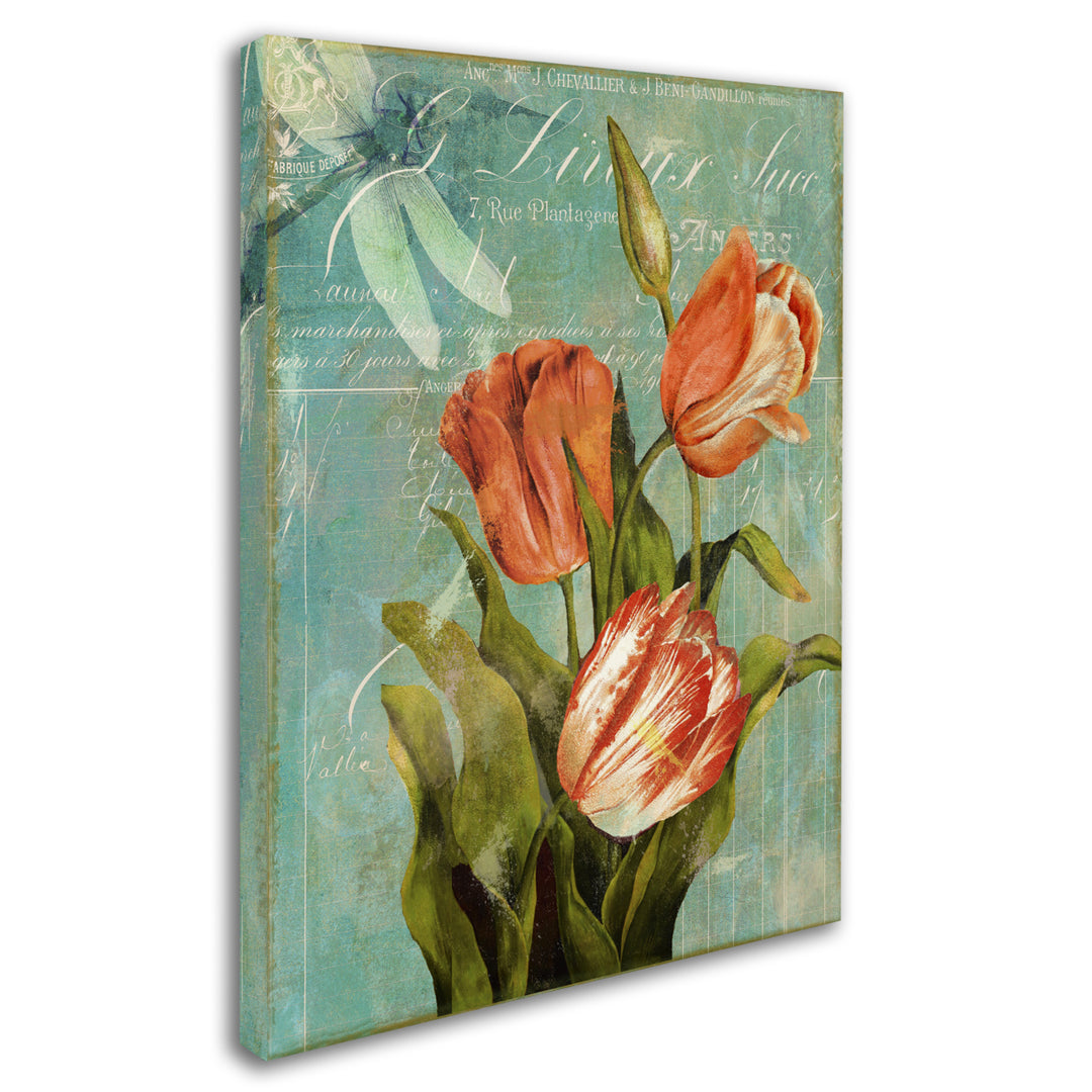 Color Bakery Tulips Ablaze III 14 x 19 Canvas Art Image 3