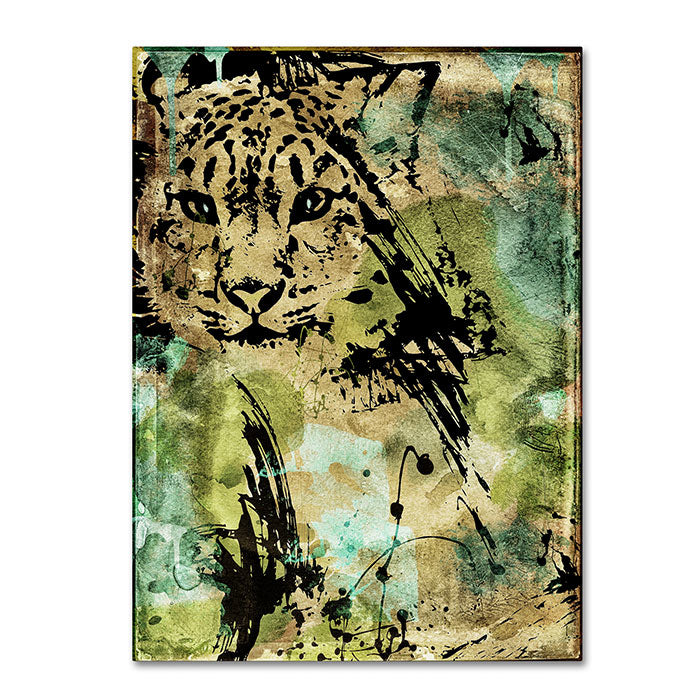 Color Bakery Leopard Ink 14 x 19 Canvas Art Image 1