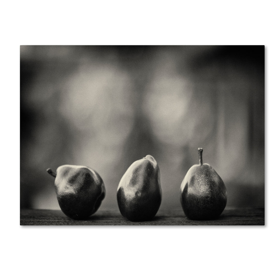 Geoffrey Ansel Agrons Three Red Pears 14 x 19 Canvas Art Image 2