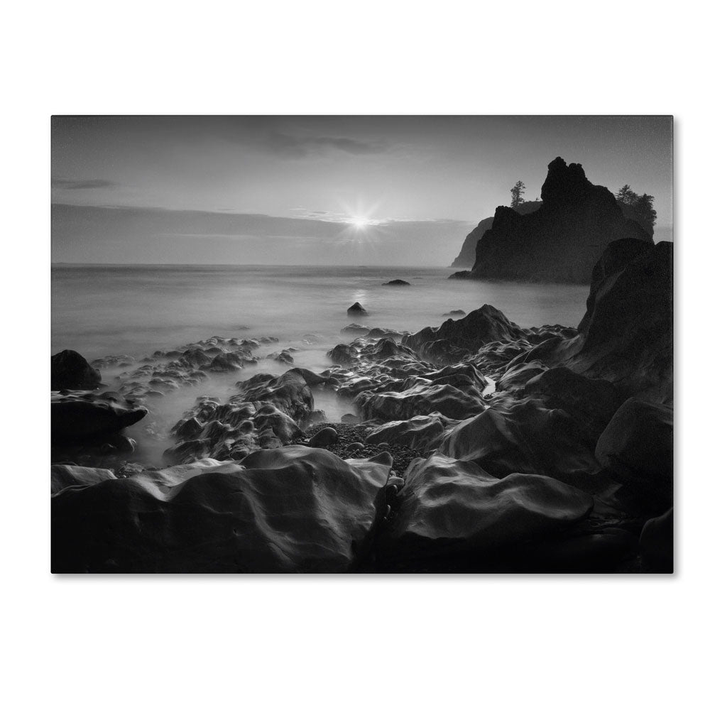 Moises Levy Sunset At Ruby Beach 14 x 19 Canvas Art Image 1