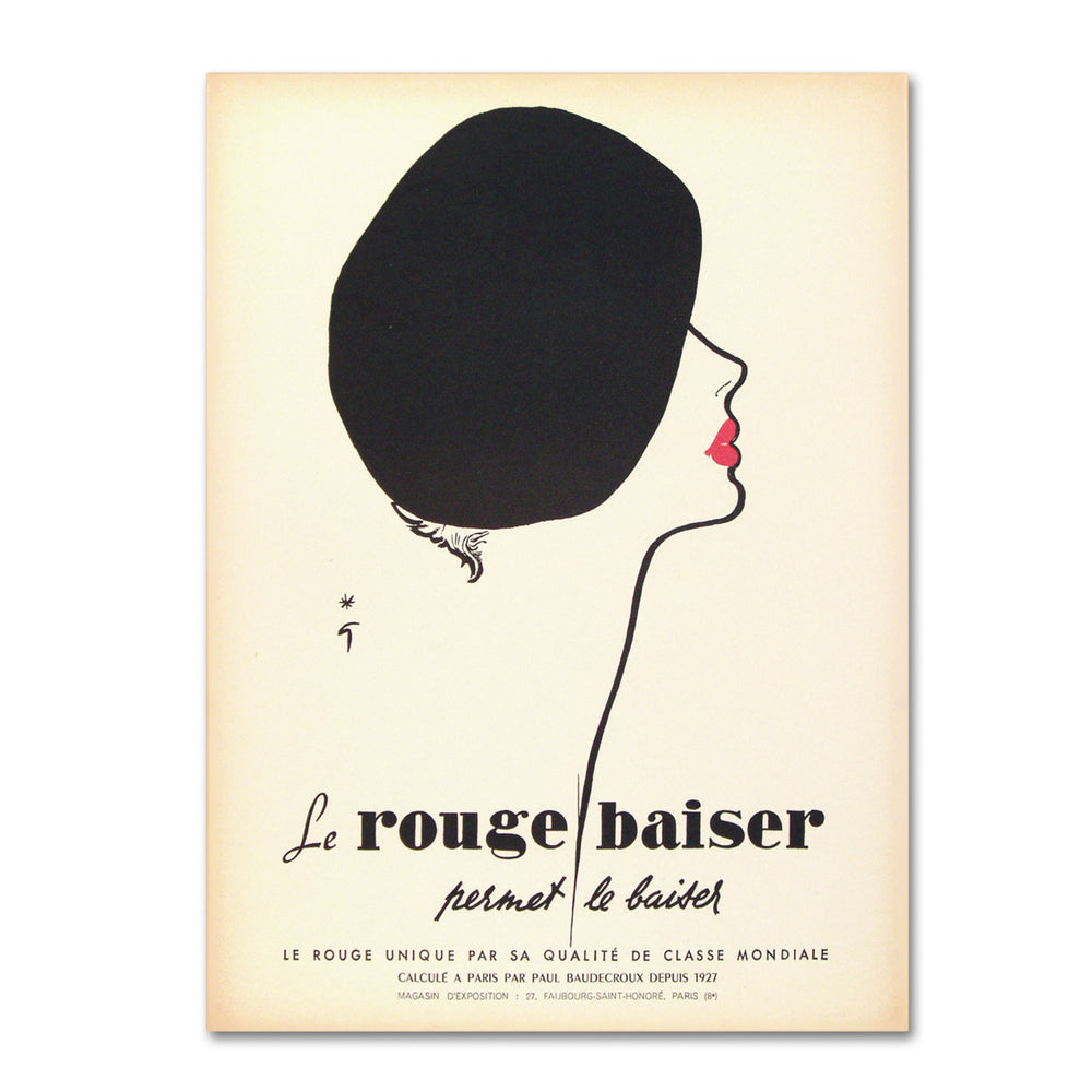 Vintage Apple Collection Le Rouge Baiser 14 x 19 Canvas Art Image 2