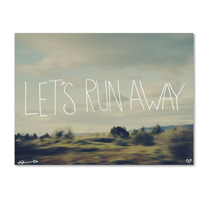 Leah Flores Lets Run Away 14 x 19 Canvas Art Image 1