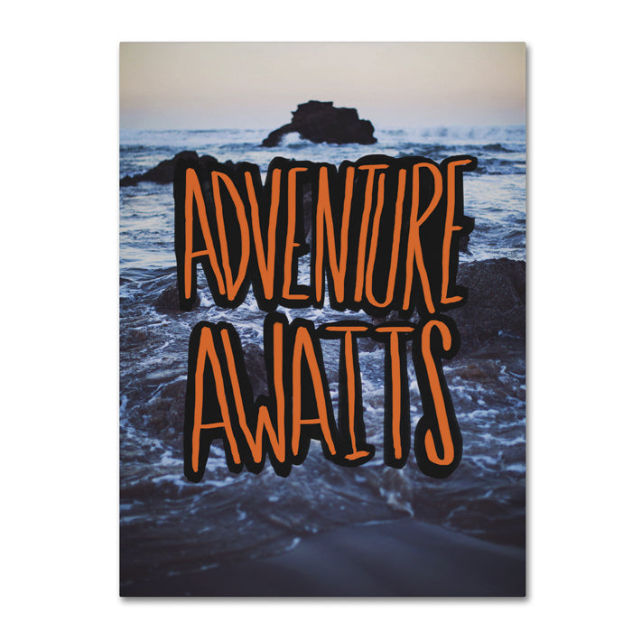 Leah Flores Adventure Awaits 14 x 19 Canvas Art Image 1