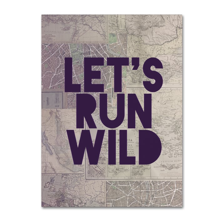 Leah Flores Lets Run Wild 14 x 19 Canvas Art Image 1