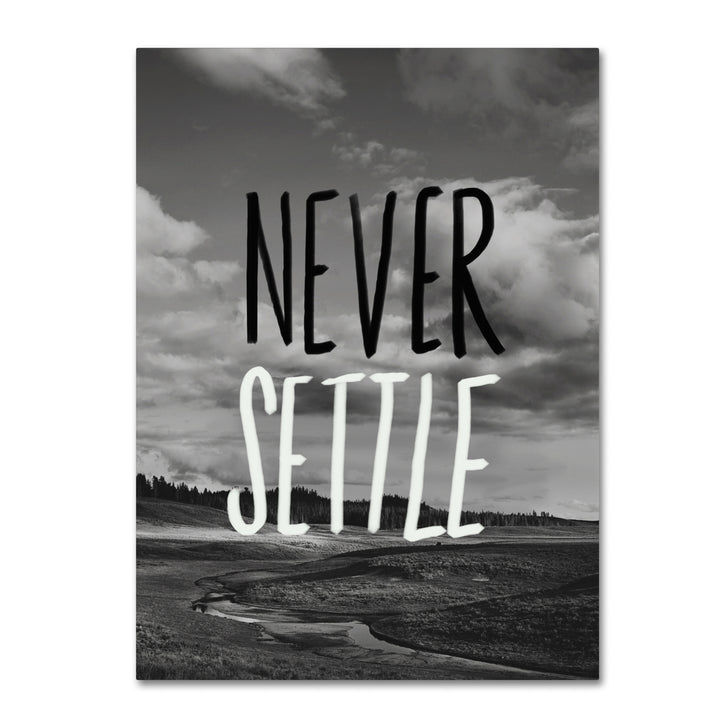 Leah Flores Never Settle 14 x 19 Canvas Art Image 2