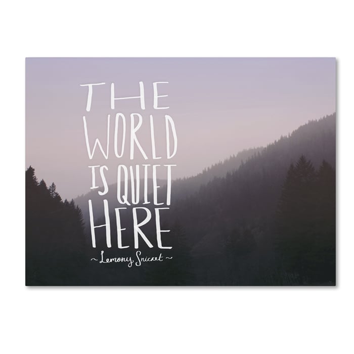 Leah Flores The World is Quiet Here 14 x 19 Canvas Art Image 1