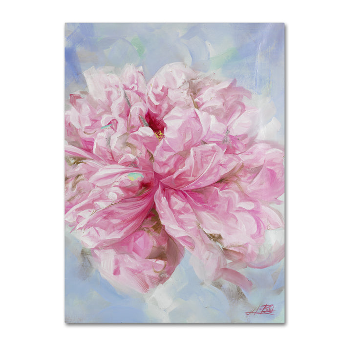 Li Bo Pink Peonie II 14 x 19 Canvas Art Image 1