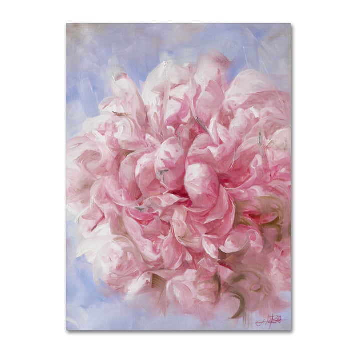 Li Bo Pink Peonie I 14 x 19 Canvas Art Image 1