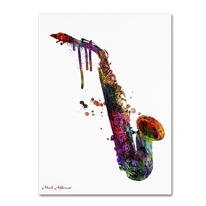 Mark Ashkenazi Saxophone II 14 x 19 Canvas Art Image 1