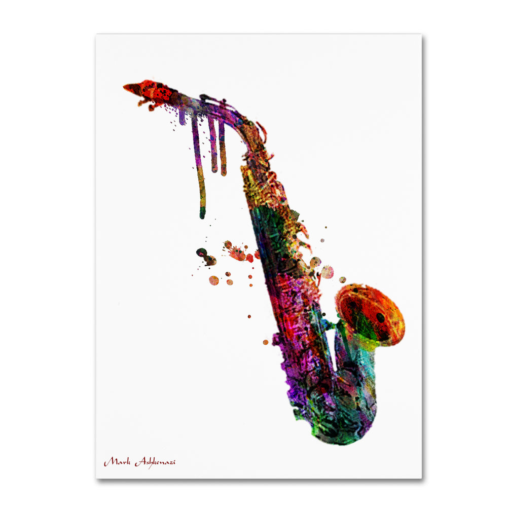 Mark Ashkenazi Saxophone II 14 x 19 Canvas Art Image 2