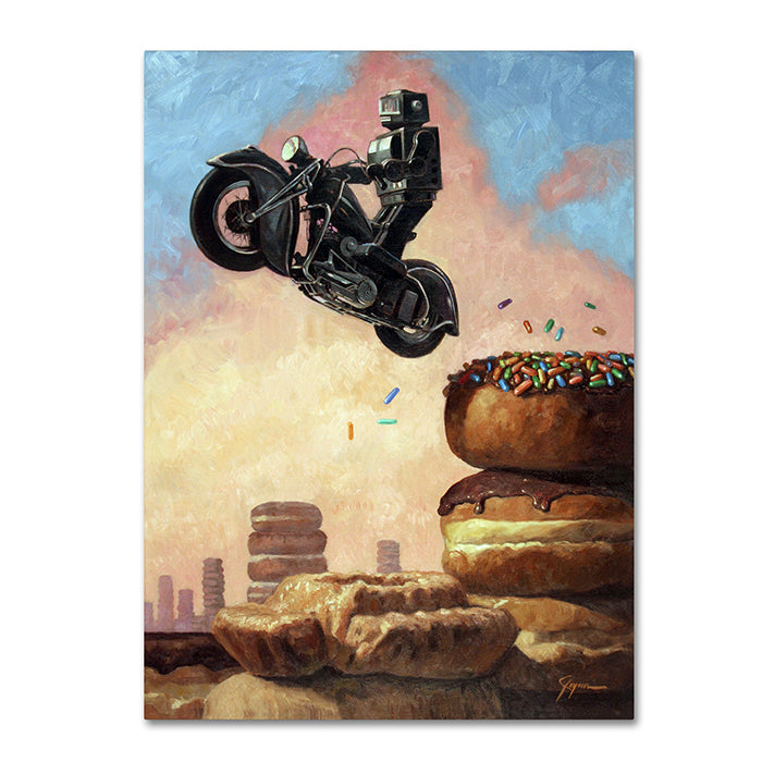 Eric Joyner Dark Rider Again 14 x 19 Canvas Art Image 1