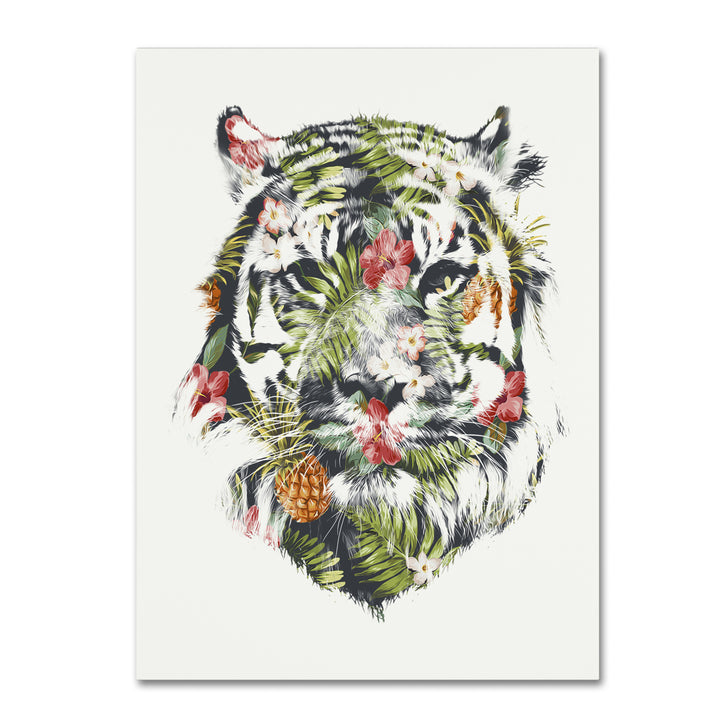 Robert Farkas Tropical Tiger 14 x 19 Canvas Art Image 2