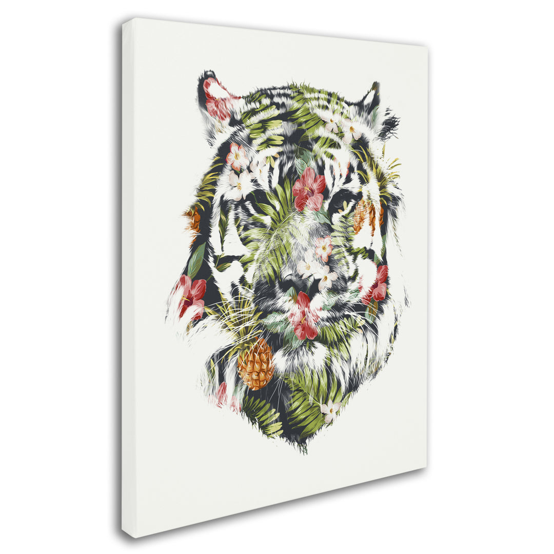 Robert Farkas Tropical Tiger 14 x 19 Canvas Art Image 3