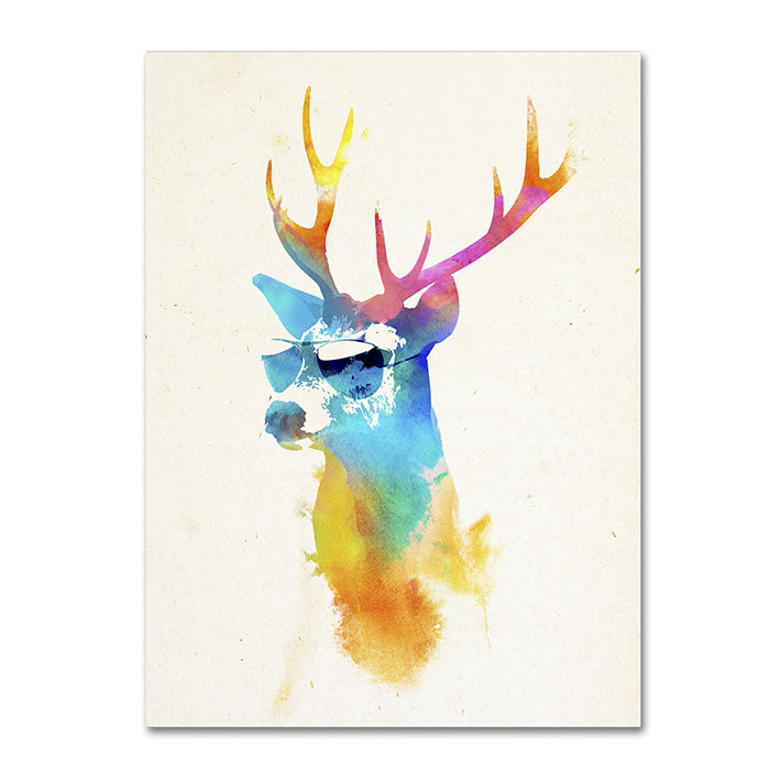 Robert Farkas Sunny Stag 14 x 19 Canvas Art Image 1