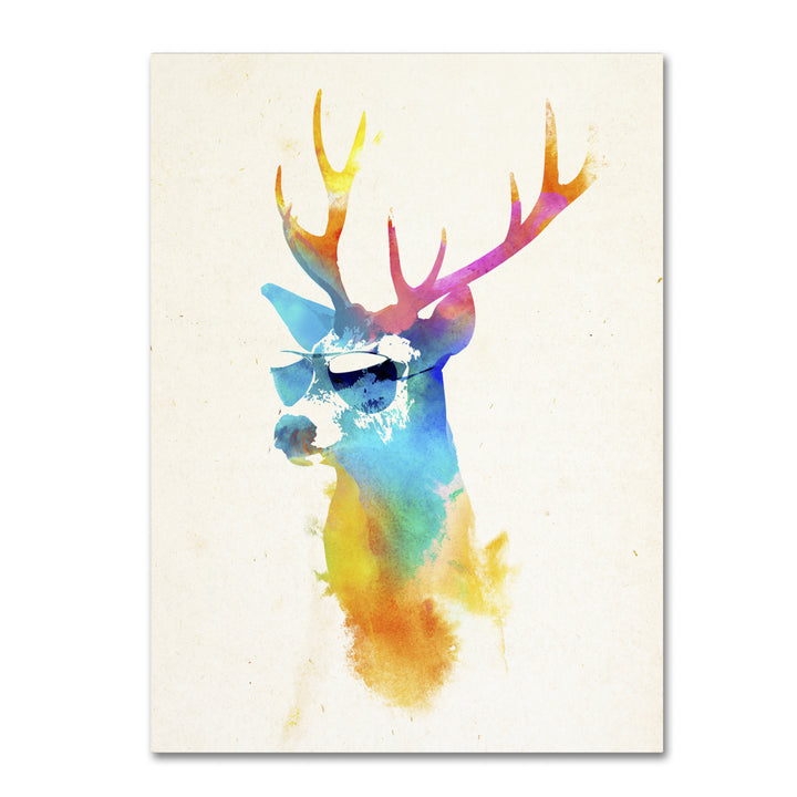 Robert Farkas Sunny Stag 14 x 19 Canvas Art Image 2