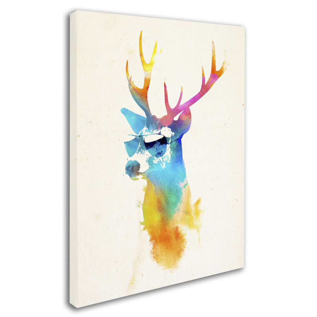 Robert Farkas Sunny Stag 14 x 19 Canvas Art Image 3