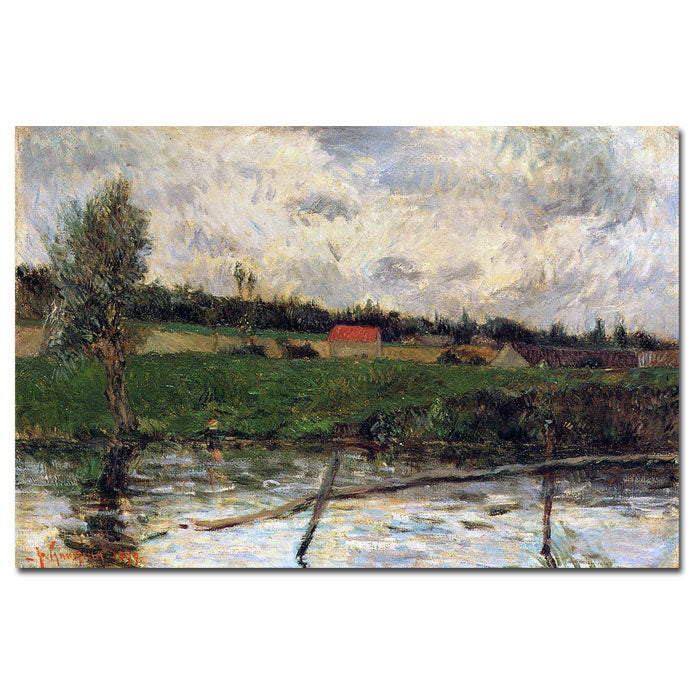 Paul Gaugin Brittany Landscape 1879 14 x 19 Canvas Art Image 1