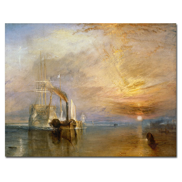 Joseph Turner The Fighting Temeraire 1839 14 x 19 Canvas Art Image 1