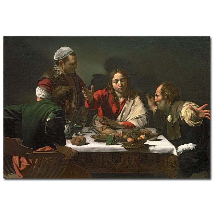 Caravaggio The Supper at Emmaus 1601 14 x 19 Canvas Art Image 1