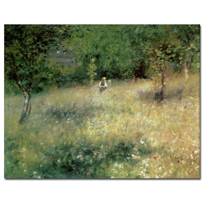 Pierre Renoir Spring at Catou 1872-5 14 x 19 Canvas Art Image 1