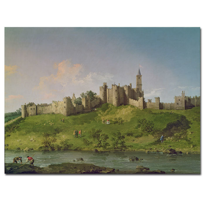 Canaletto Alnwick Castle 14 x 19 Canvas Art Image 1