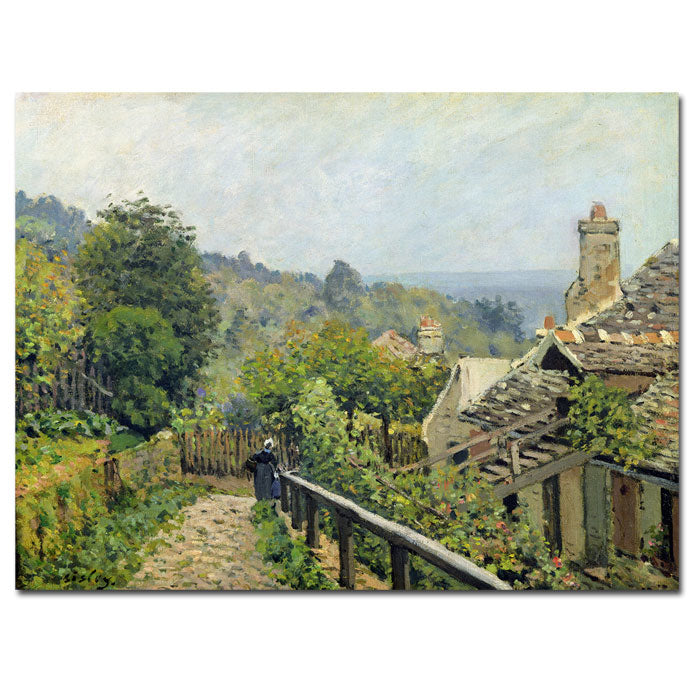 Alfred Sisley Louveciennes 1873 14 x 19 Canvas Art Image 1