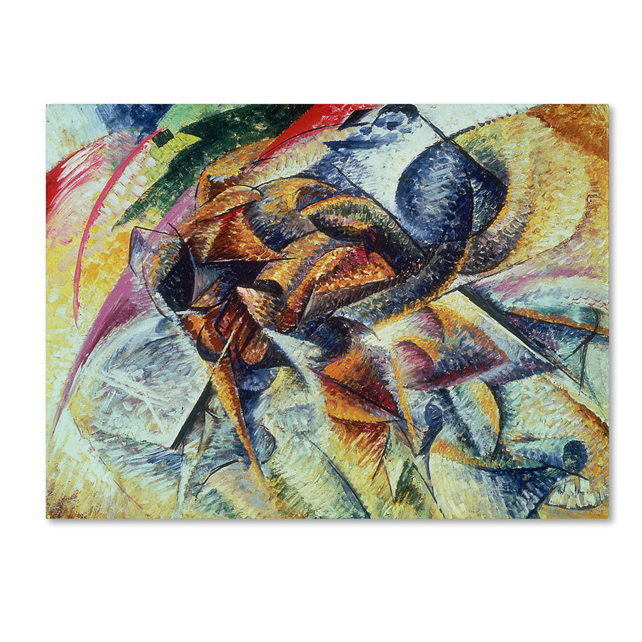 Umberto Boccioni Dynamism of a Cyclist 1913 14 x 19 Canvas Art Image 1