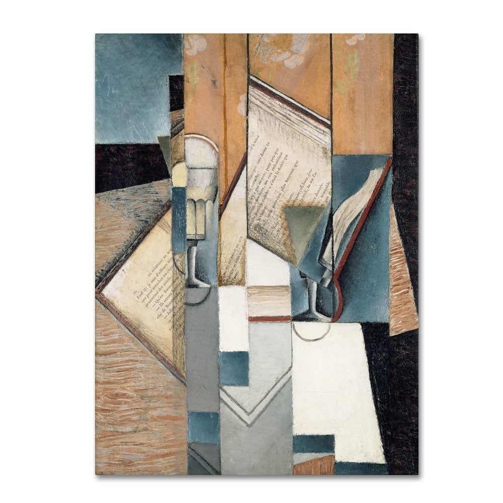 Juan Gris The Book 1913 14 x 19 Canvas Art Image 1