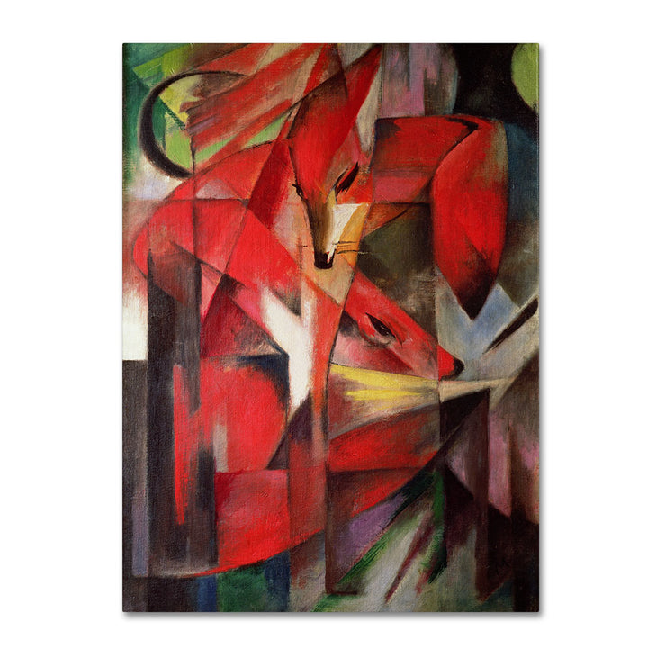 Franz Marc The Fox 1913 14 x 19 Canvas Art Image 1